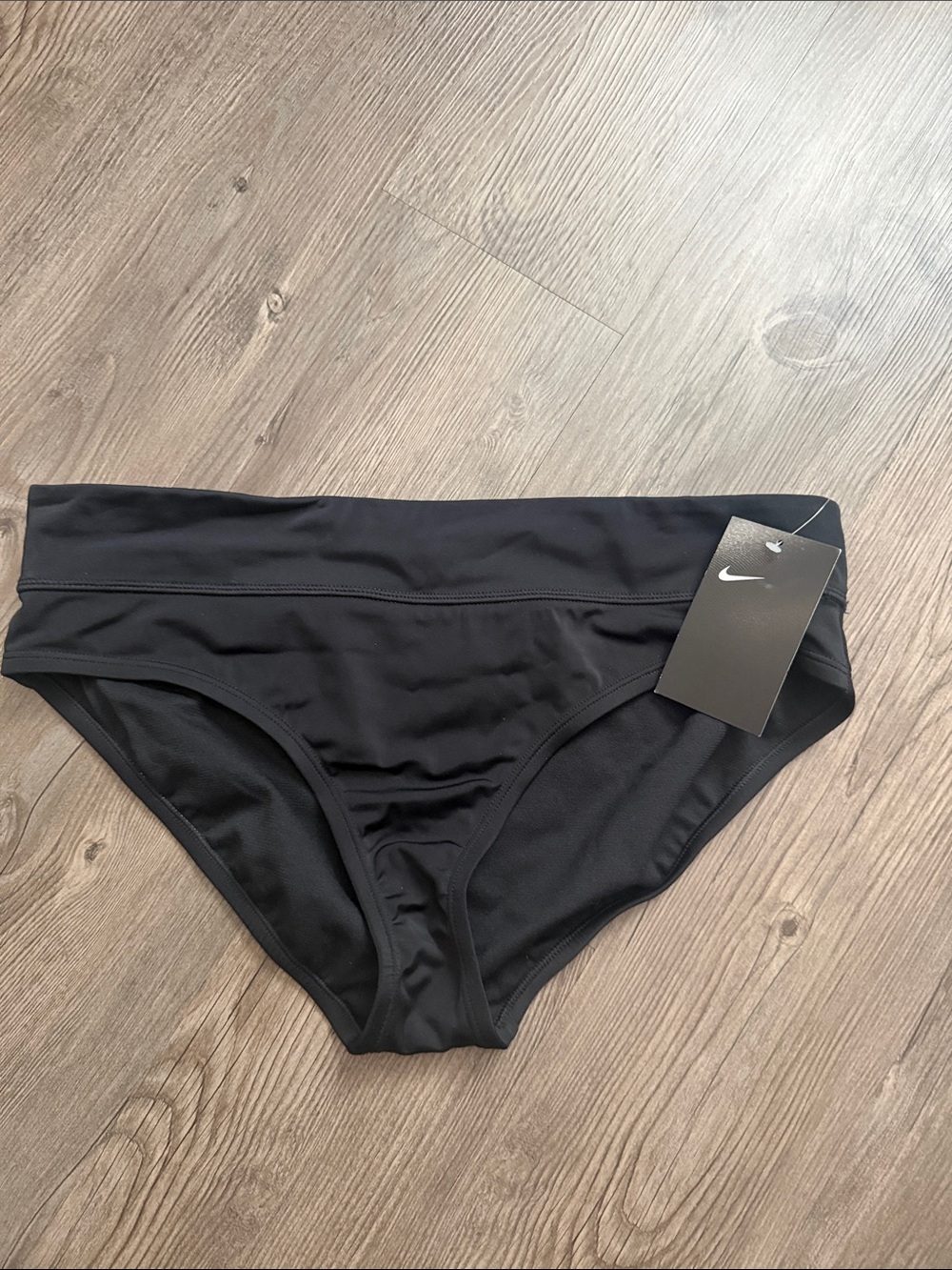 Nike Black Low-Rise Swim Bottoms